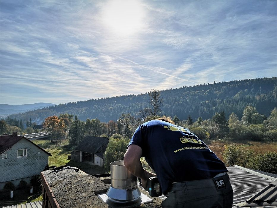 uszczelnianie renowacja remont komina naprawa frezowanie kominów komin