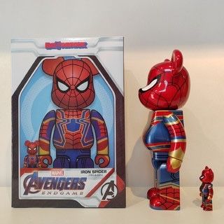 Bearbrick Steel Spider -Man 400% | 100%
