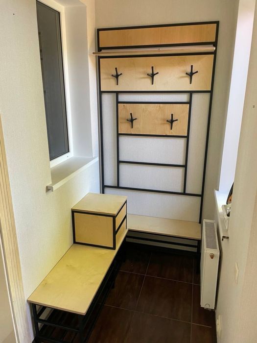 Кровать стелаж гардеробная и тд в стиле LOFT,виготовлення меблів LOFT