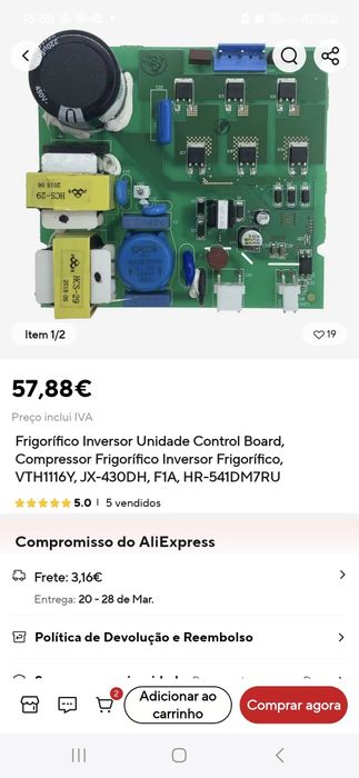 Inverso frigorífico