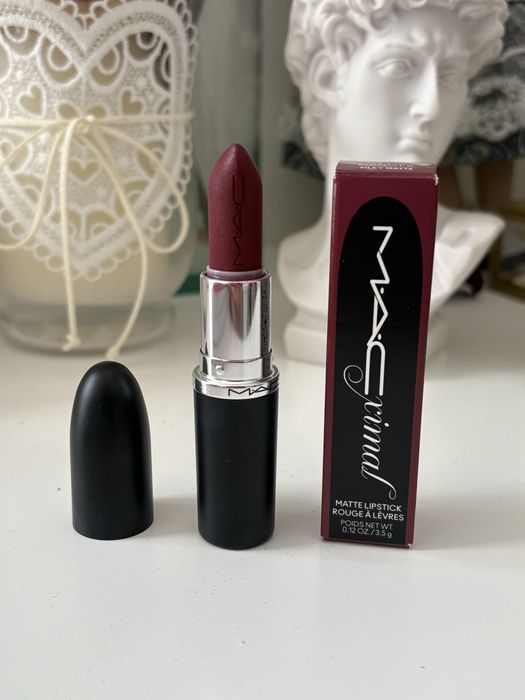 Szminka MAC Cosmetics D for Danger nowa z kartonikiem silky matte