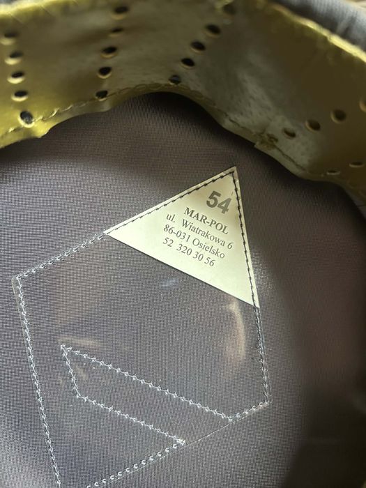Czapka garnizonowa oficer młodszy rozmiar 54 NOWY WZÓR