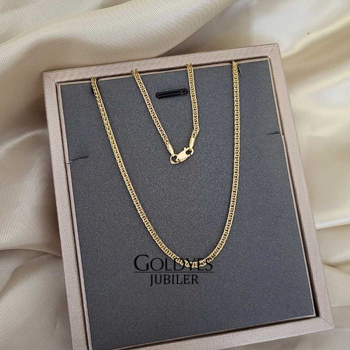 Złoty damski łańcuszek lisi ogon próba złota 585