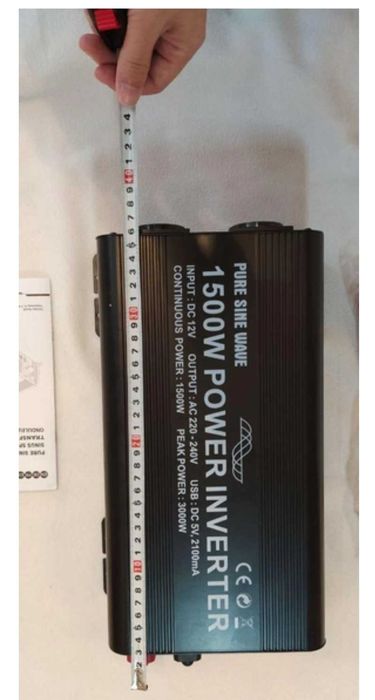 Инвертор чистый синус Tectake 1500w