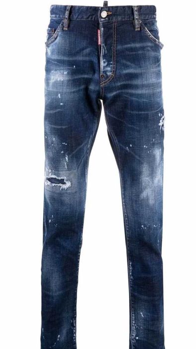 Dsquared2 spodnie jeansowe Blue 'Cool Guy' jeans niebieskie size 52