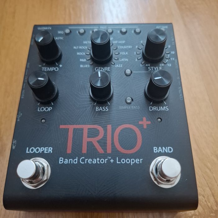 DigiTech TRIO+ Band Creator & Looper | Zasilacz + Karta SanDisk 16GB