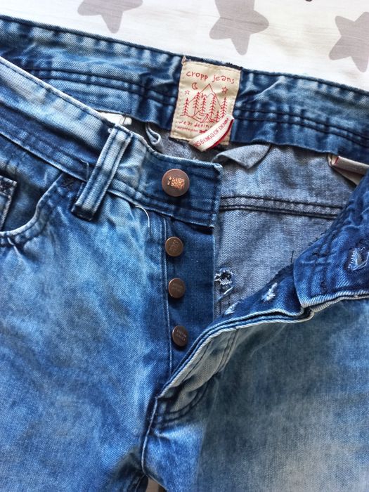 Джинси сropp прямі  straight 28 32 regular