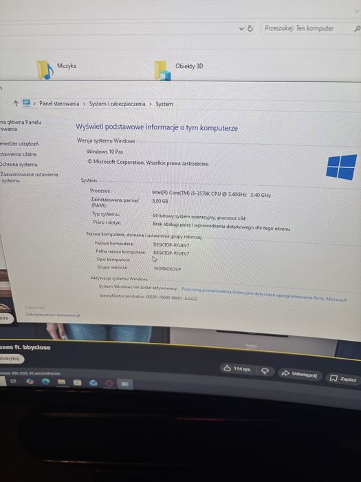 Witam sprzedam komputer razem z osprzętem