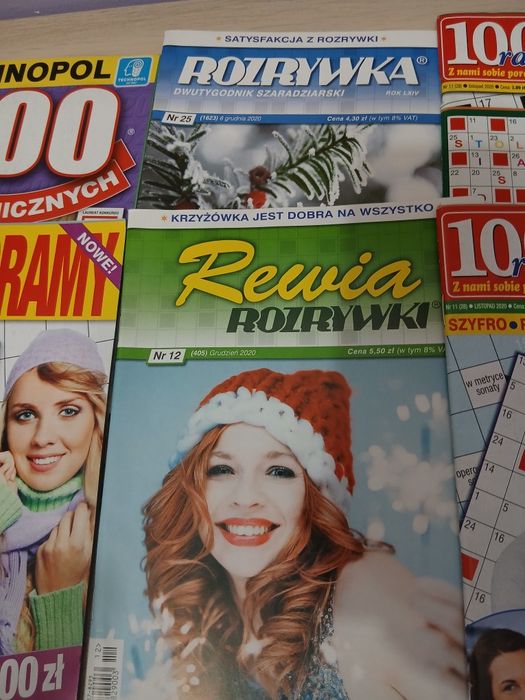 Krzyżówki 6 sztuk