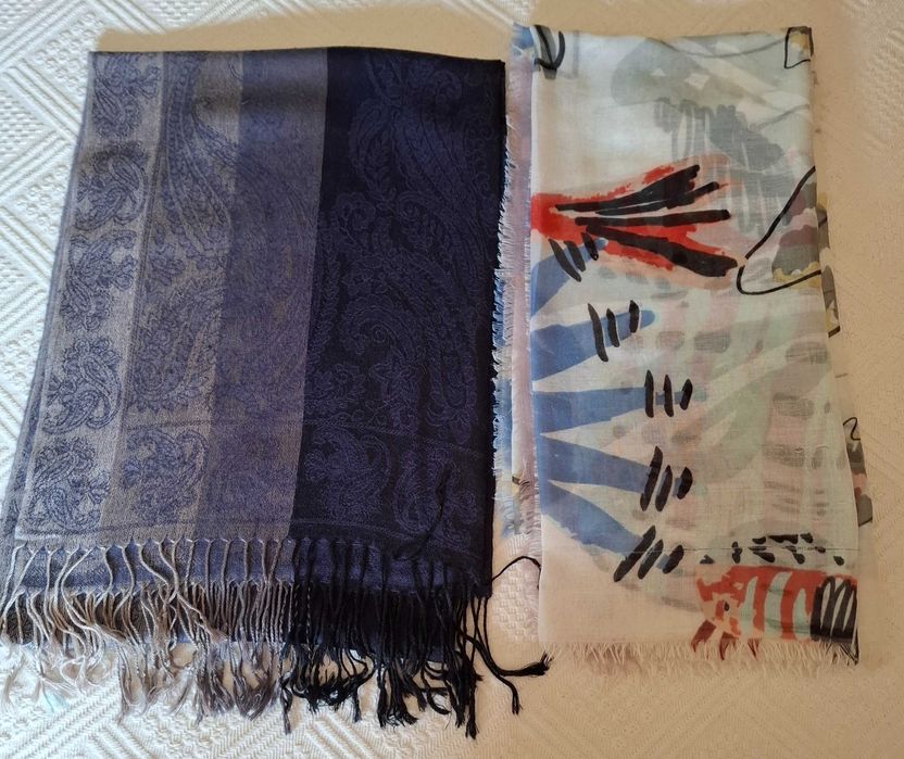 Echarpe Parfois e Écharpe com tons azul e cinzento64365277830146120