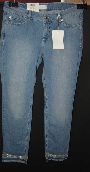 Jeansy Mac Pipe Fringe Chain W42 L27
