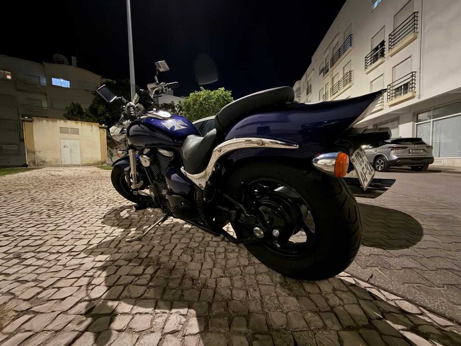 Venda de Mota Suzuki Intruder M800 (2005) Azul - Bom Estado e Muitos Extras