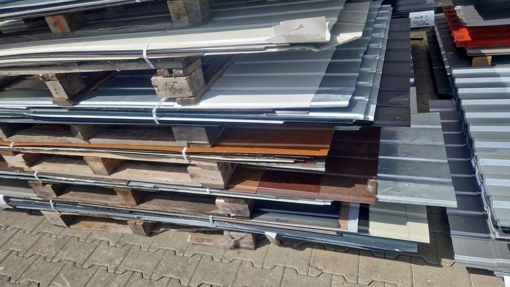 Blacha Trapezowa - odpadowa dla niewymagających budowli