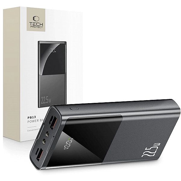 Powerbank Tech-Protect PB13/20000mAh 22.5W 2x USB-A / USB-C / Lightnin