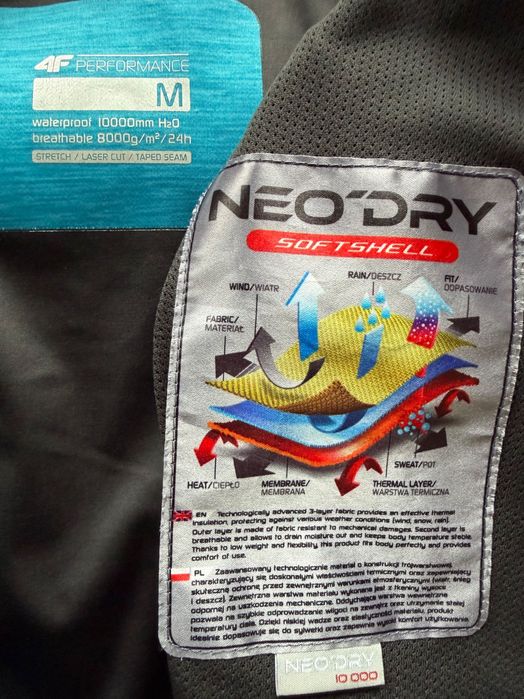 Kurtka damska softshell z membraną NeoDry 10000/8000 4F (S)