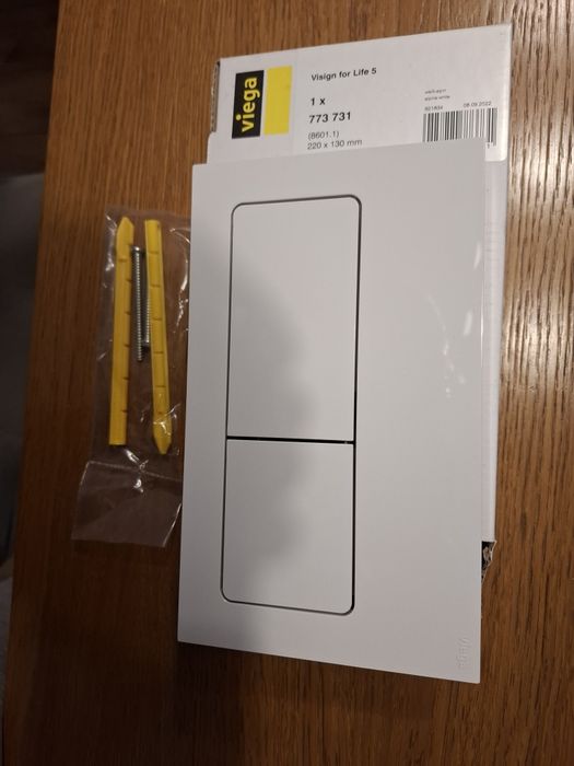 Przycisk Viega 773 731  kolor biały alpejski