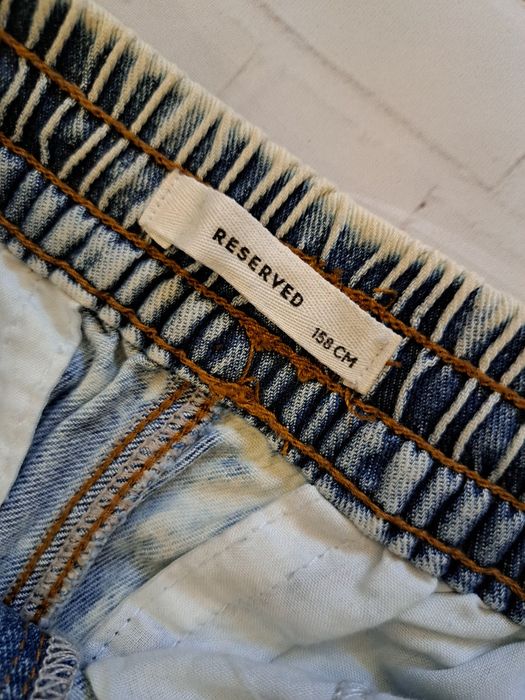 Reserved spodnie jeans cienkie rozm.158