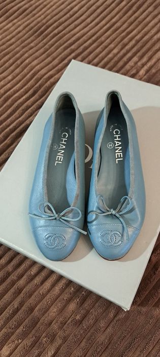 Балєтки жіночі шкіряні від CHANEL, 35 розмір