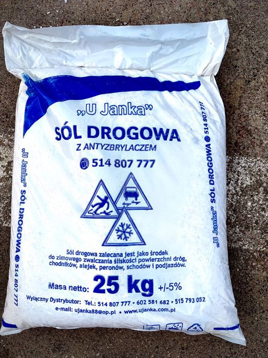 Sól drogowa worki 25kg