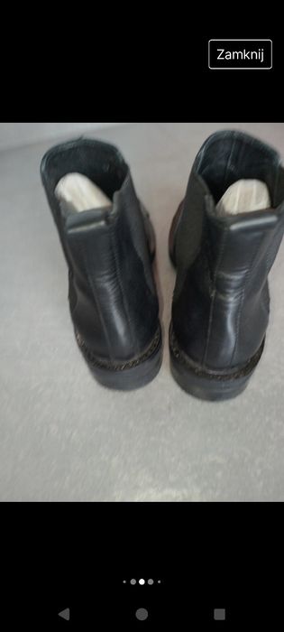 Botki skóra naturalna r.37