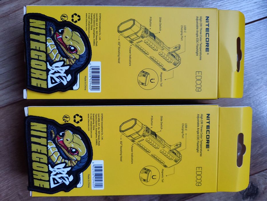 Nitecore EDC09 MCT 2.0 (поворот голови)