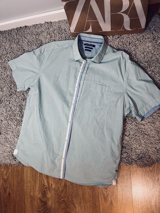 Piekna zielona meska koszula Marco Polo rozm L