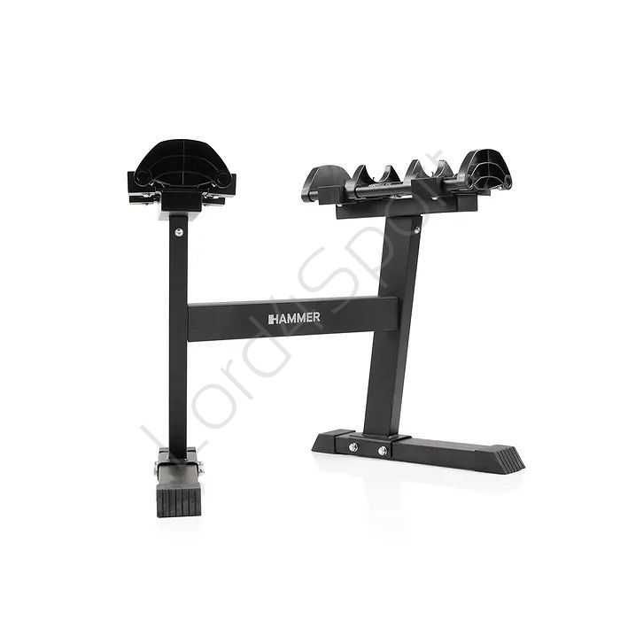 Zestaw hantli systemowych ze stojakiem HAMMER SMARTLOCK 2x32 kg