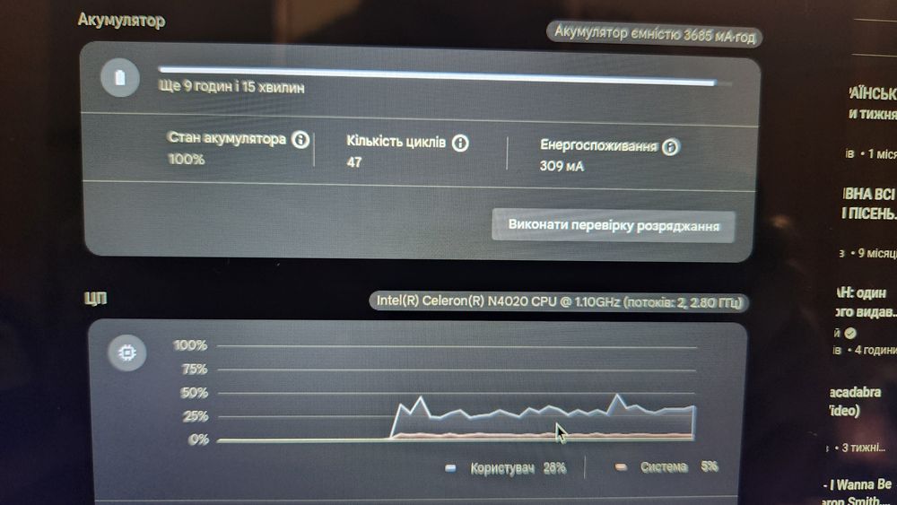 Dell Chromebook 3100 /4GB RAM /96GB SSD /10 годин /Сенсорний /Гарантія