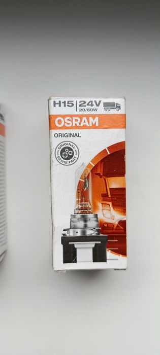 Лампы OSRAM H15 24V 20/60W новые (2 шт)