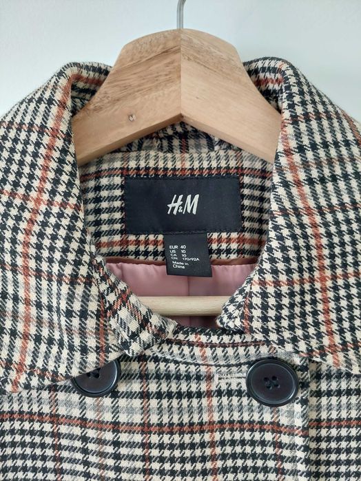 Vendo casaco de xadrez H&M