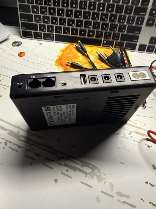 Джерело безперебійного живлення роутера DC, gpon, дбж ups ибп - нови