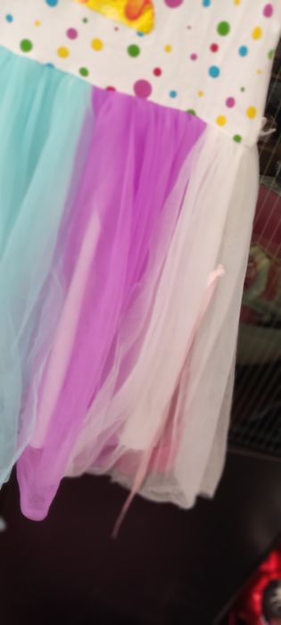 Vestido "Happy Birthday" com tule