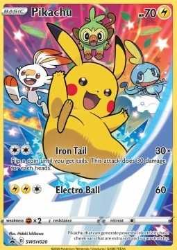 Pikachu SWSH020 PSA 10 - Pokemon Figure Collection Black Star Promo - GEM MINT