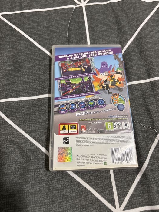 Jogo phineas e ferb para PSP como novo