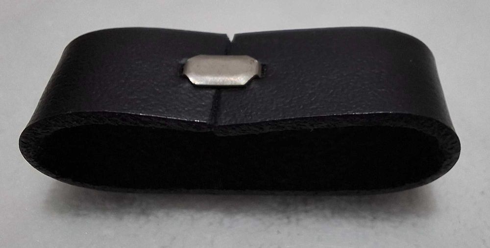 Skórzana szlufka do pasa 4cm, czarna