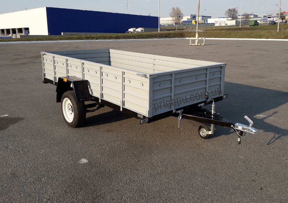 Двохосний Причіп в наявності Посилений Легковий причеп. Кремінь+КРД