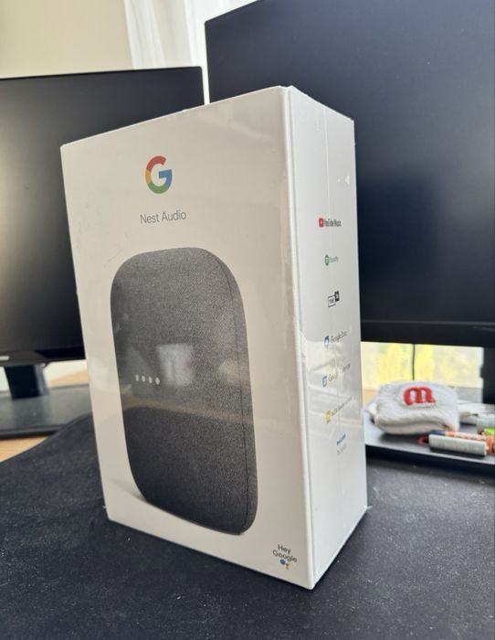 Google Nest Audio Charcoal | Nowy | Asystent Google | Smart Home | EU