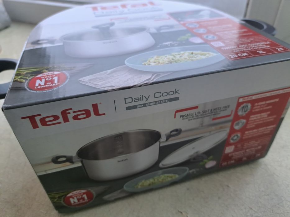 Кастрюля Tefal з кришкою 3л.