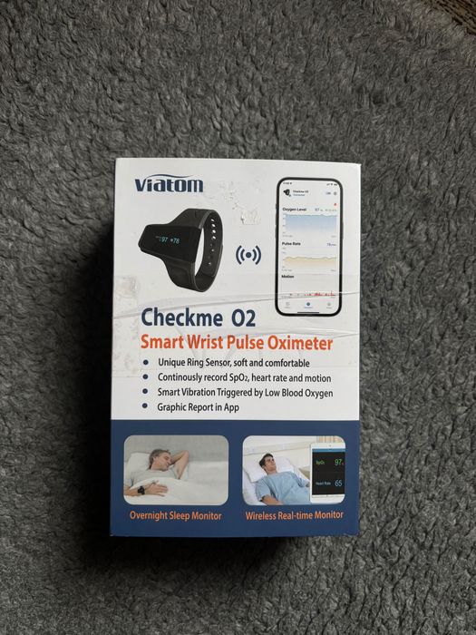 Пульсоксиметр Viatom Checkme 02 Smart Wrist Pulse Oximeter