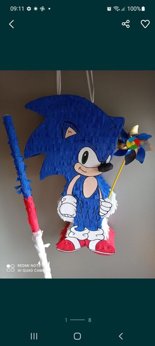 Promocja. sonic 55cm zestaw z kijem