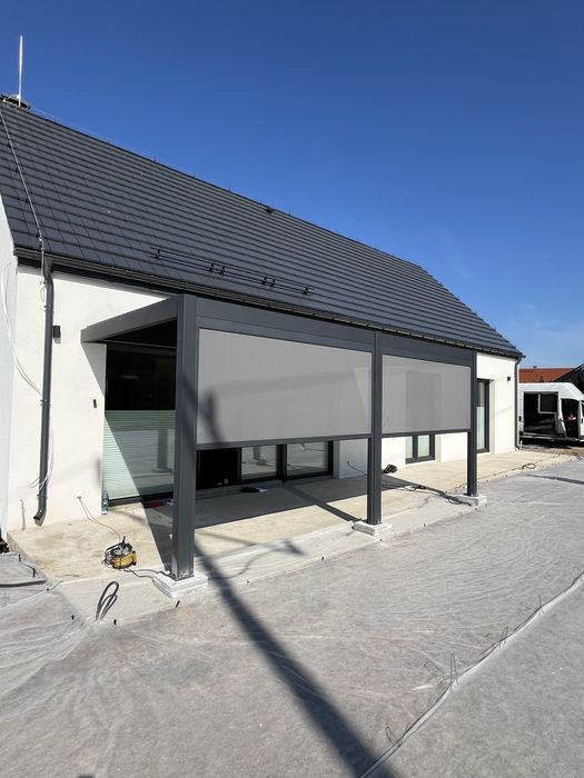 Pergola Ogrodowa Przyścienna Aluminowa 6x3 Bioklimatyczna