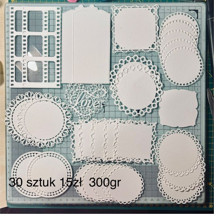 Skrapki papierowe zestaw papier 300 g
