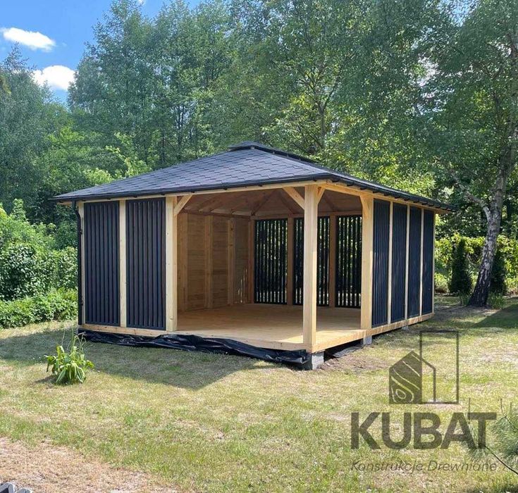 Nowoczesna altana 4x5 | altana ogrodowa | altanka drewniana
