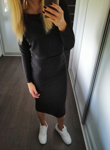Komplet czarny, rozm. s/m