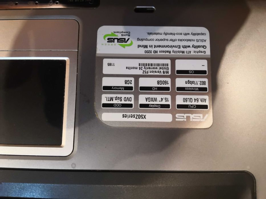 Klawiatura Asus X50Z