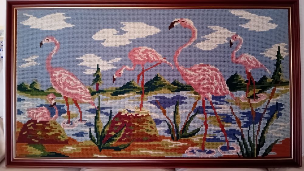 Quadro em ponto de arraiolos