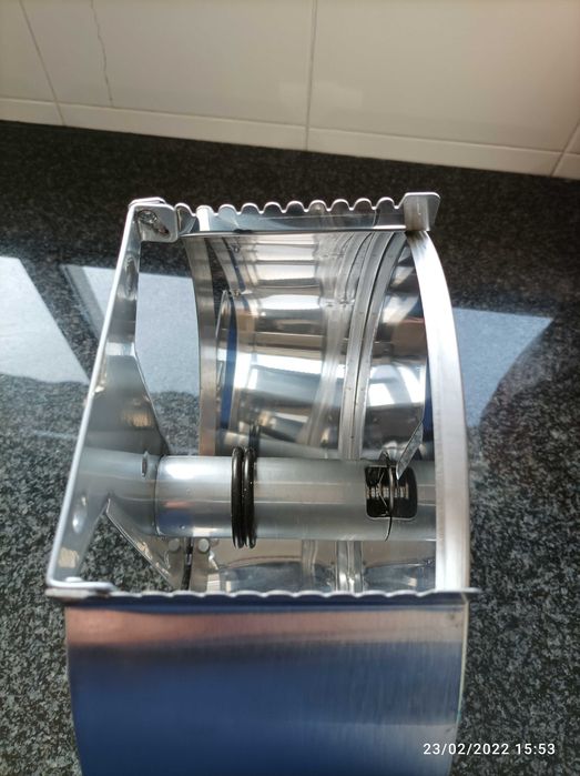 Porta Rolos Industrial Aço Inox Escovado