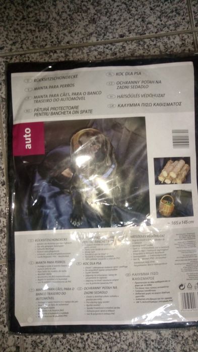 Capa banco traseiro cão