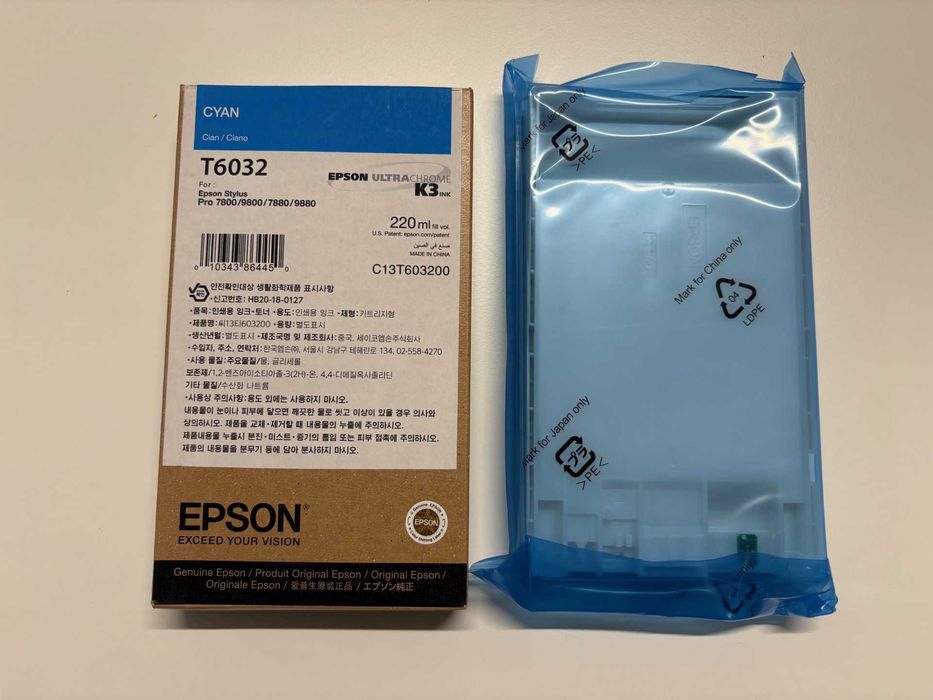 Tinteiro EPSON | T6032 Cyan (original)