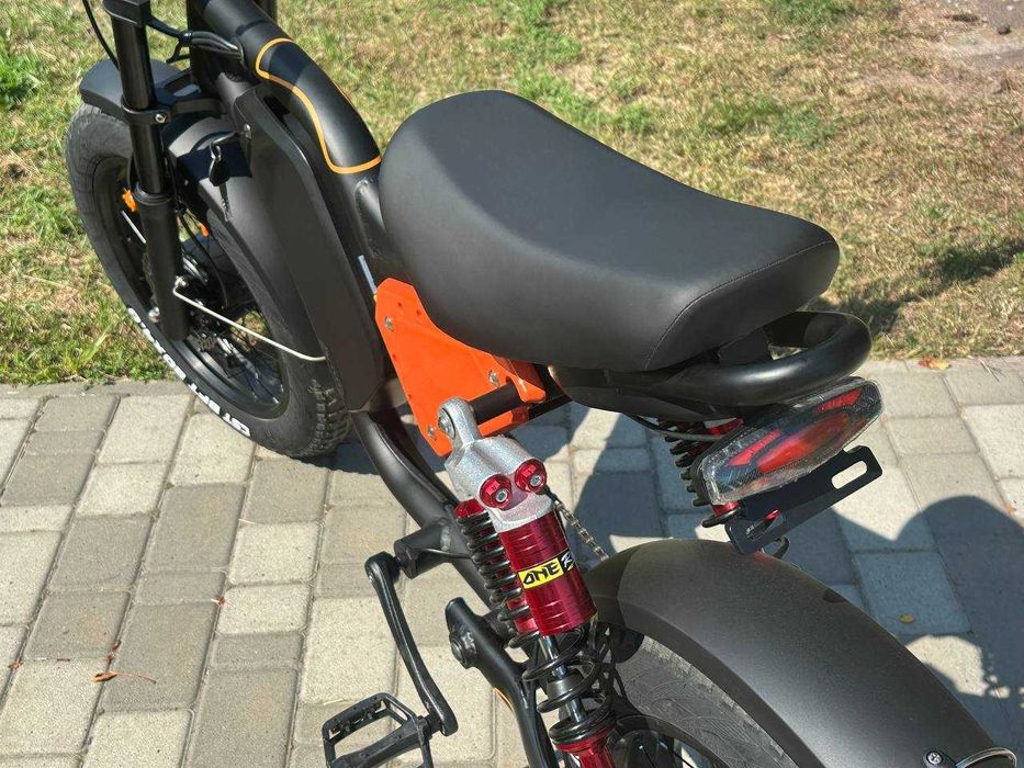 Електровелосипед X-BOOST OO7 (26 ампер | Повний привід 2*600 Ват), Фетбайк на широких колесах+PAS ассистент